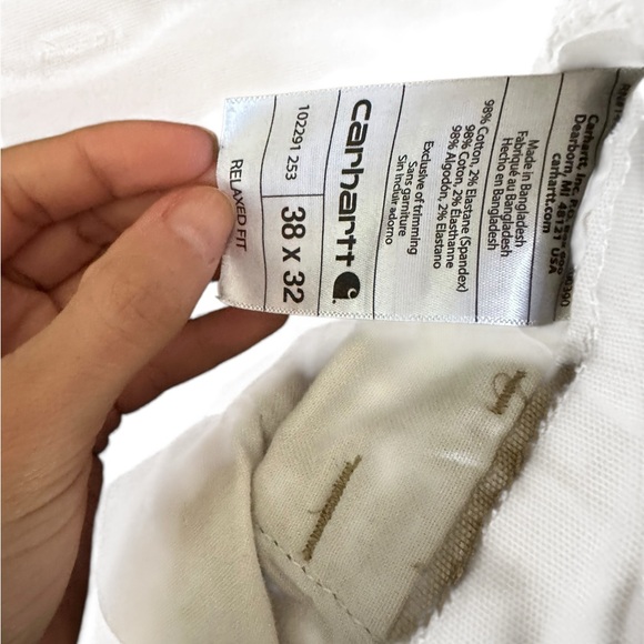 Carhartt Men's Khaki Cargo Pants 38x32 - Picture 4 of 4